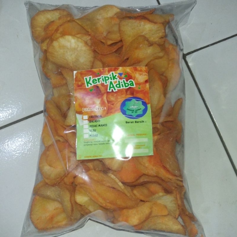 

KERIPIK SINGKONG BALADO TABUR +125gr