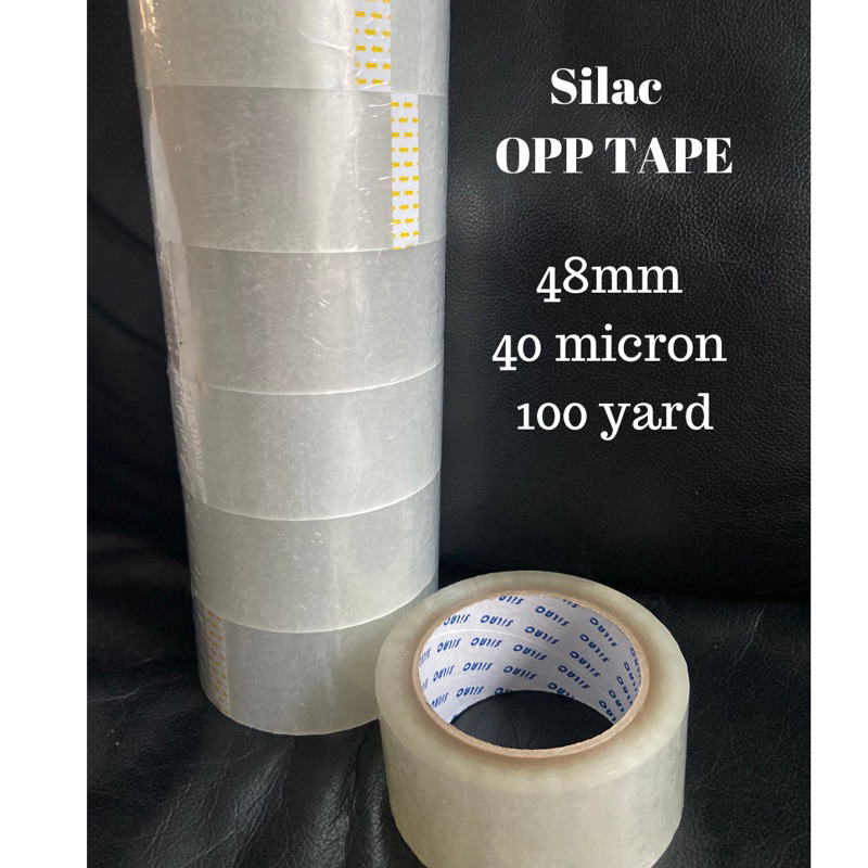 

Lakban Bening OPP Silac Ecer 100Yard *48mm Selotip Clear Tape