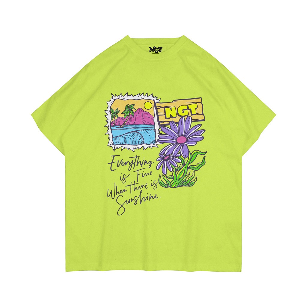 NAUGHTY BADCLUB Oversize Tshirt Fine