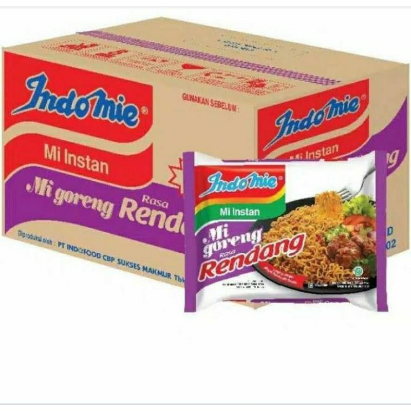 

indomie rendang.69g 1 dus isi 40 pcs