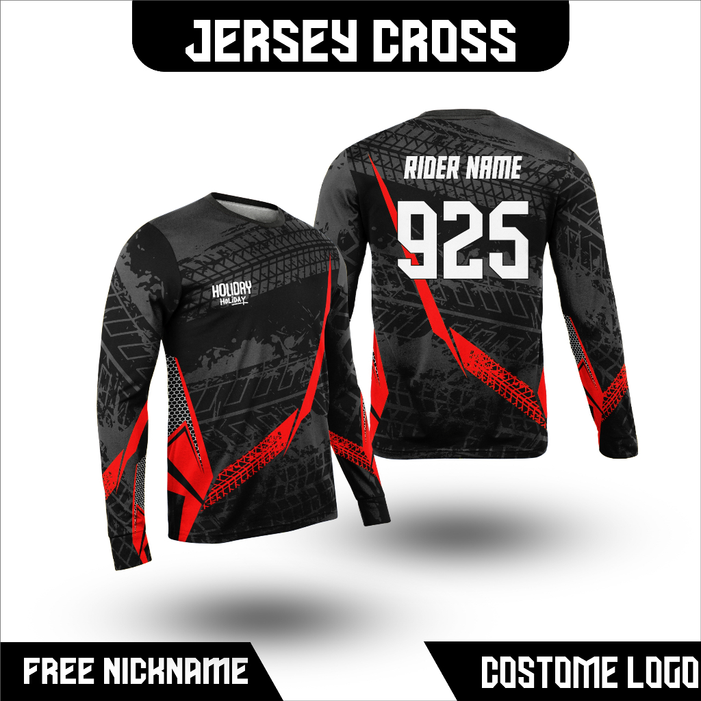 JERSEY CROSS DEWASA CUSTOM LENGAN PANJANG