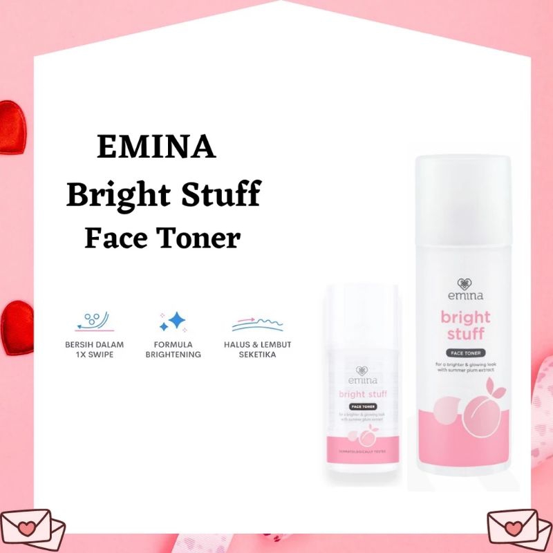 Emina Bright stuff Face toner 100ml / emina toner / emina face toner