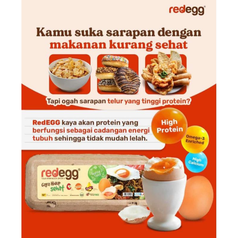 

Telur Omega 3 Red Egg