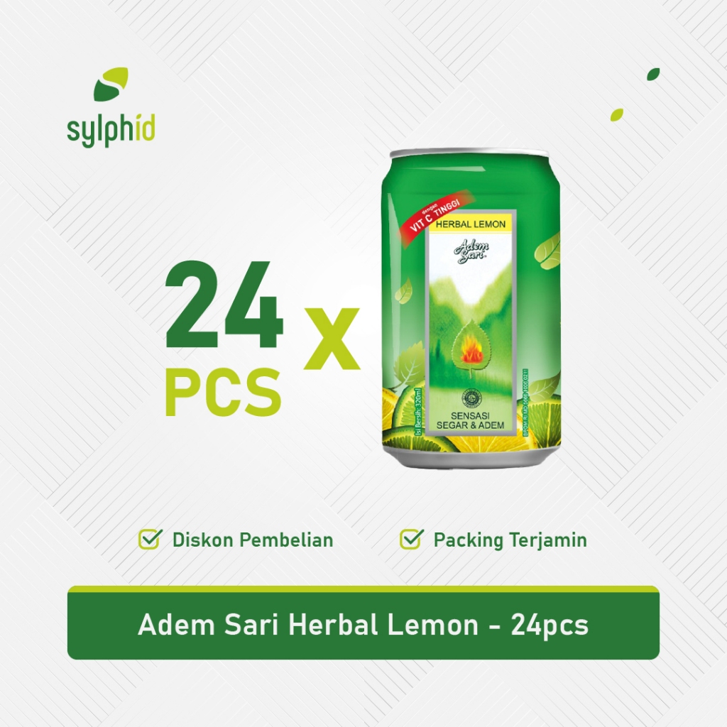 1 Dus Adem Sari Vitamin C 320 ml / Ching Ku Kaleng 1 Karton (24 pcs)