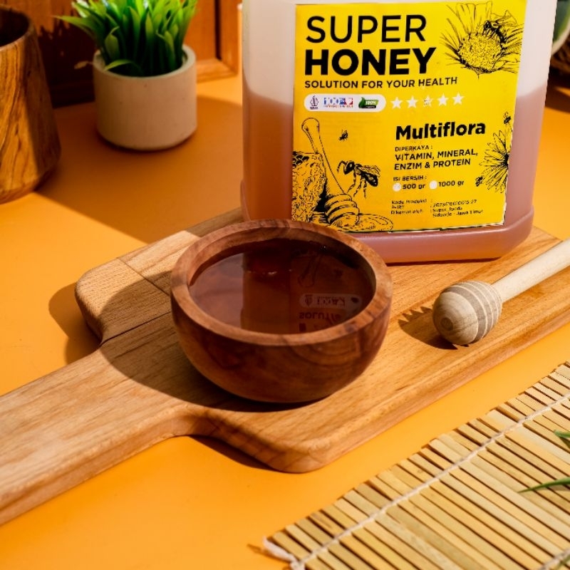 

Madu Murni Madu Asli Original Nektar Multiflora 1000 Gram ( dapat 2 pcs )