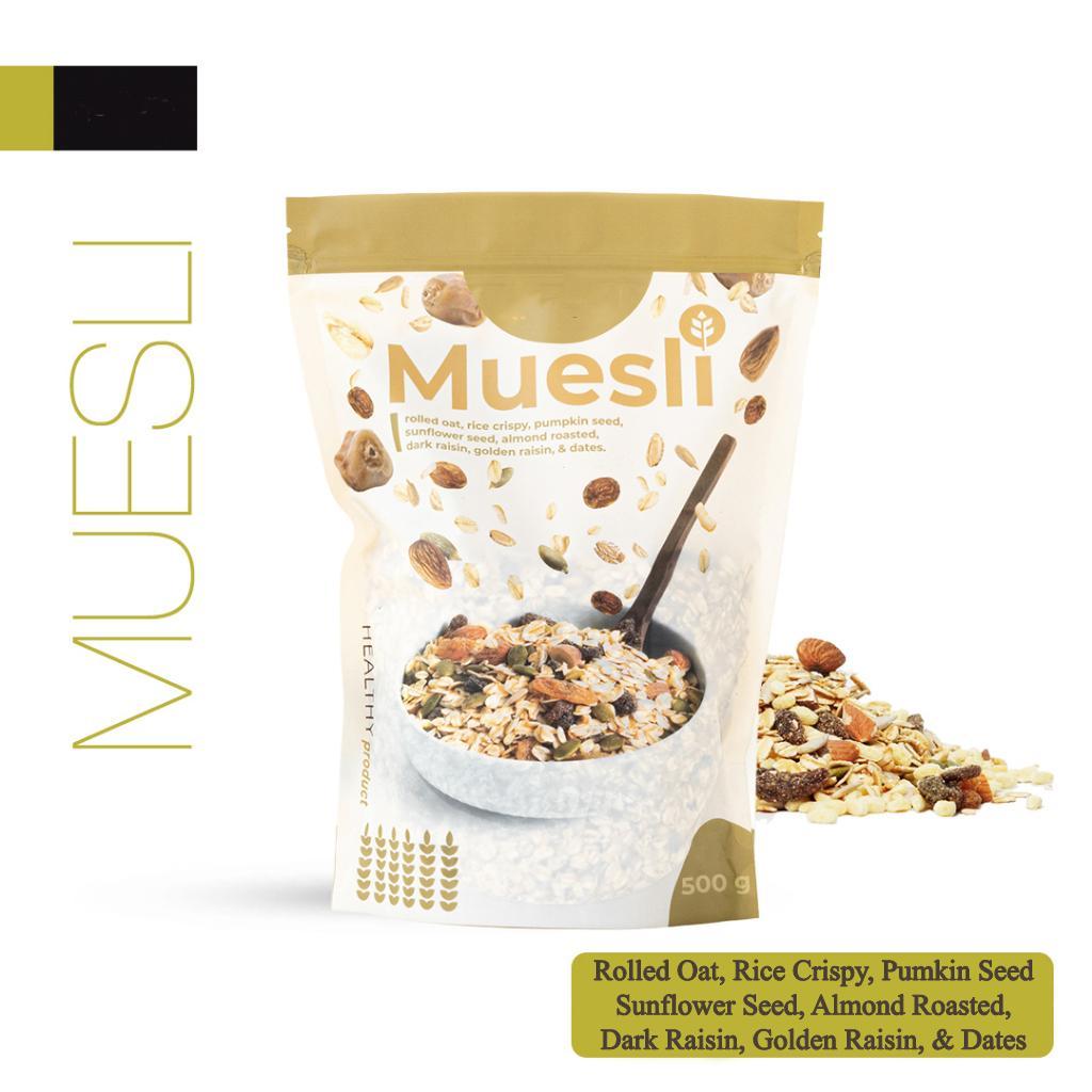 

Muesli Fruit and Seed 1 Kg Sereal Sehat Authentic Nutriology Food - Sereal Sarapan Makanan Sehat Organik Premium