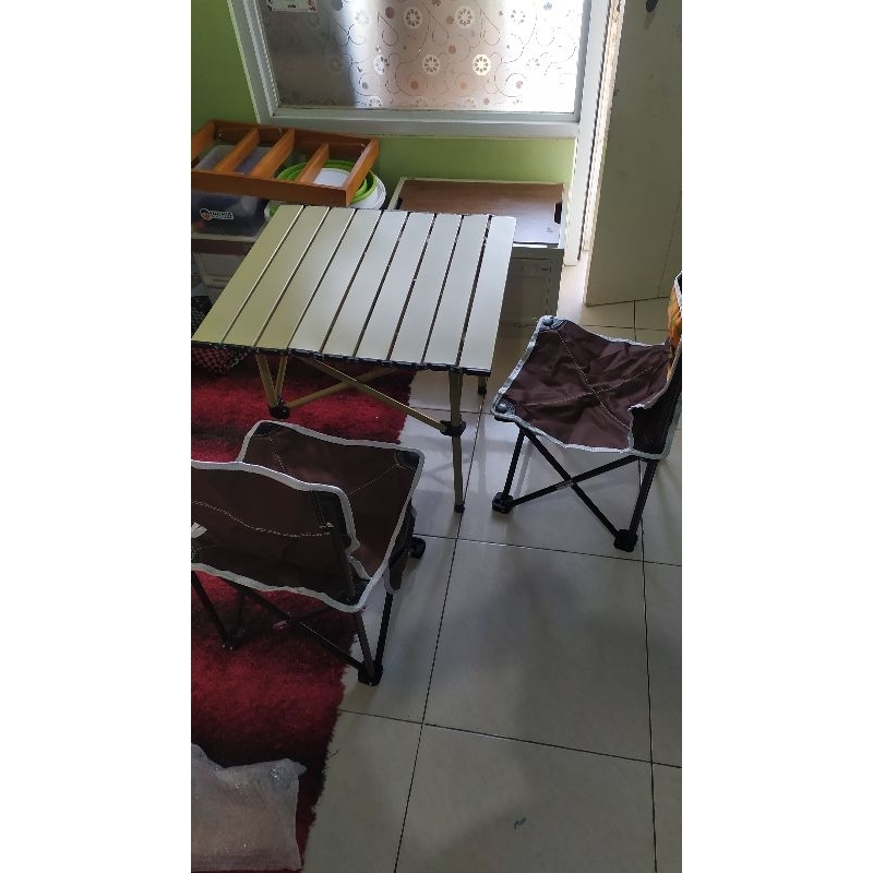 Meja Lipat aluminium