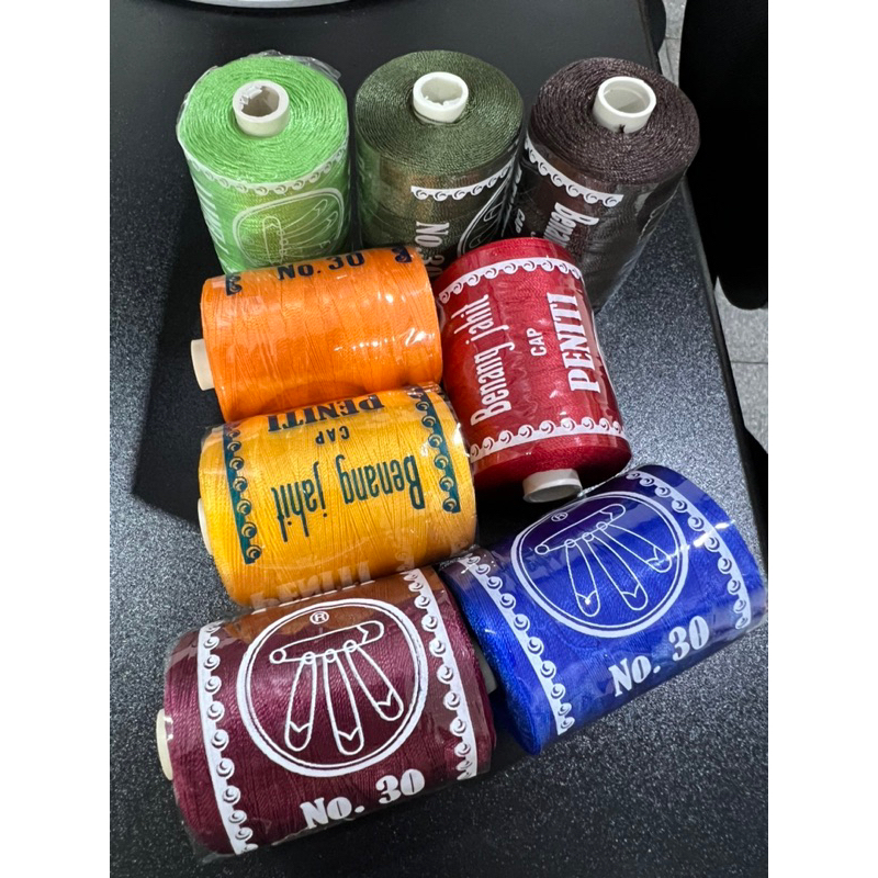 Benang Nylon/Benang Peniti No 30/Cap Peniti +/-2000 Yard