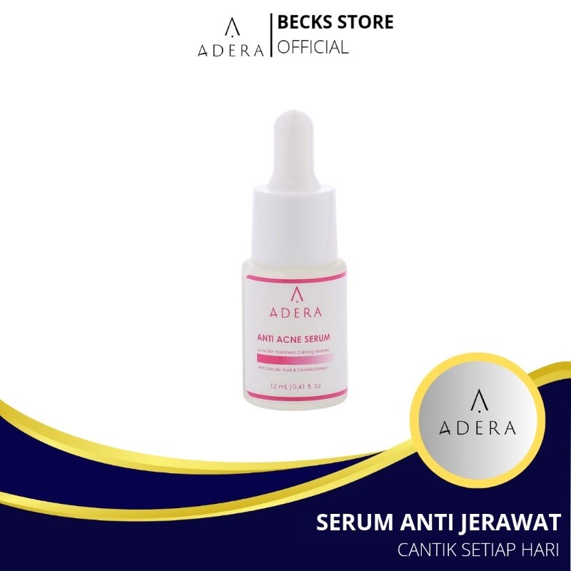 SERUM WAJAH ADERA ANTI ACNE / ADERA FACE SERUM ACNE ASLI