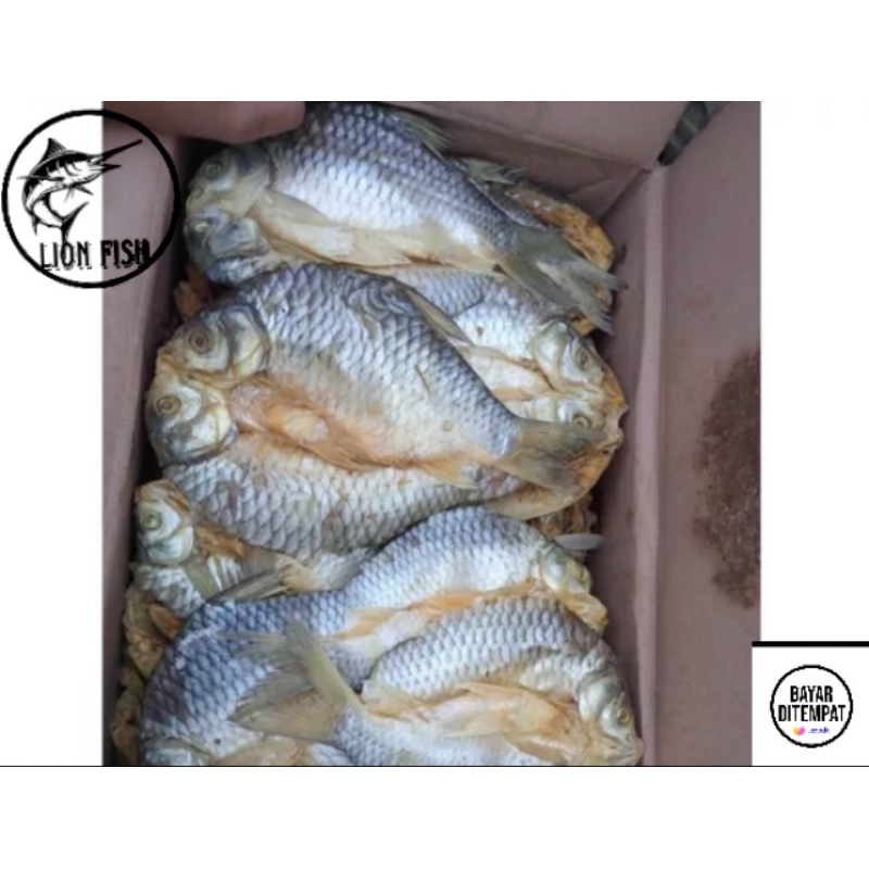 

ikan asin tawes belah fresh;1kg