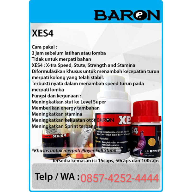 XES4 BARON ISI 50 KAPSUL
