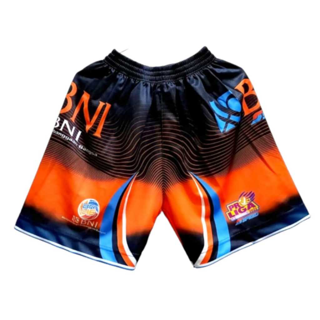 celana voli Proliga BNI 46 Sukun Badak kolor volly Full Printing terbaru