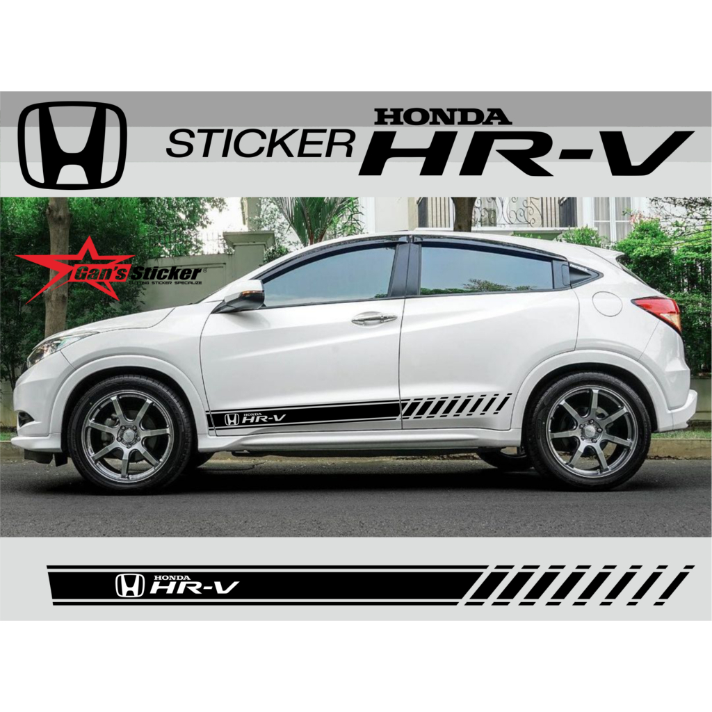 sticker honda hrv 2019 2020 2021 2022 sticker hrv lama aksesoris honda hrv