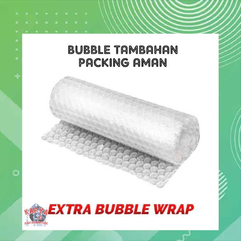 

BUBBLE wrap tambahan packing extra aman