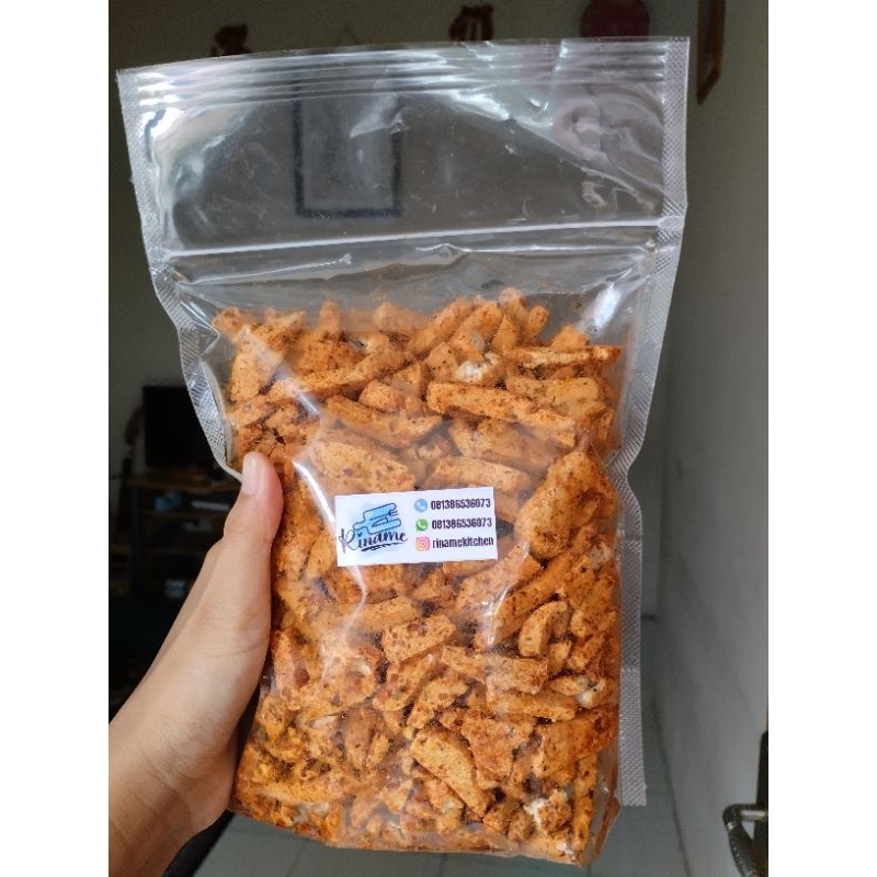 

Basreng pedas daun jeruk viral 500gr