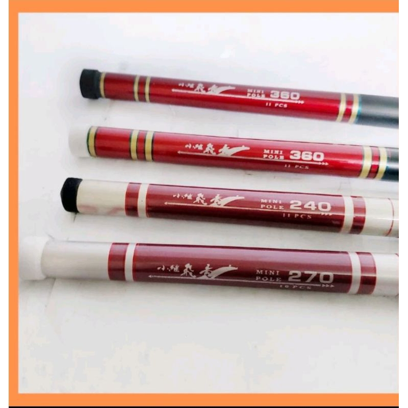 tegek ruas pendek mini pole 270, 300, 360