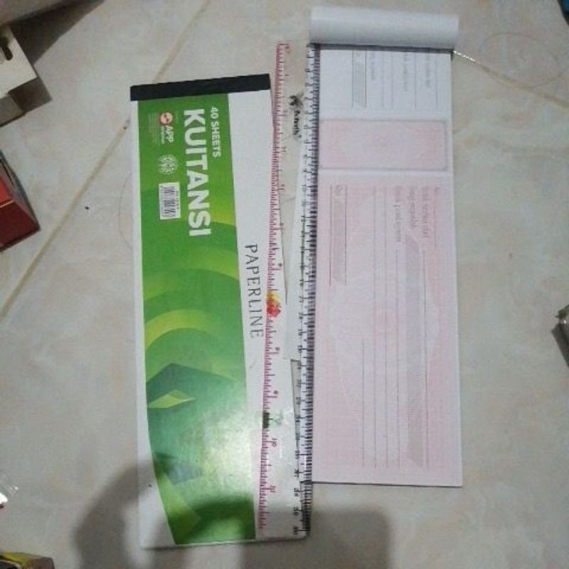 

Nota Kuitansi 40sheets rangkap 1 kwitansi