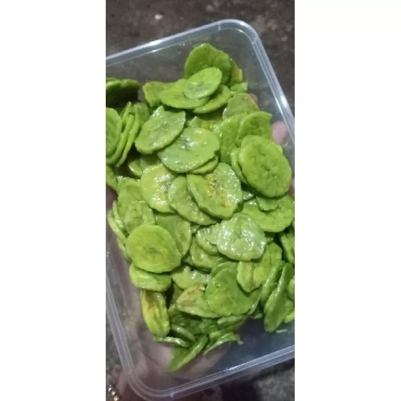 

keripik pisang greentea gurih manis