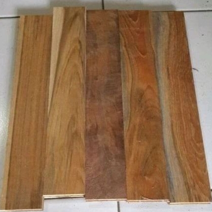 FLOORING PARKET LANTAI KAYU JATI TPK 1,5 x 9 x 30 - 100 cm
