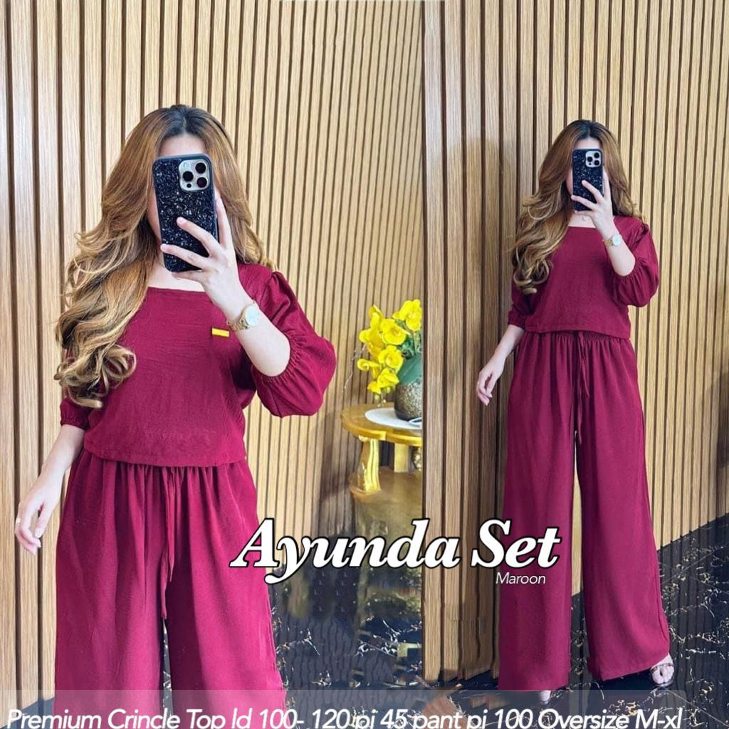 OriginalKlambiz Ayunda One Set Bahan Crinkle