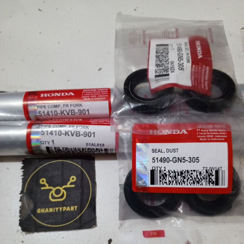 PAKET AS SHOCK DEPAN SET SEAL SHOCK SEAL TUTUP ABU BEAT KARBU VARIO KARBU SCOOPY KARBU