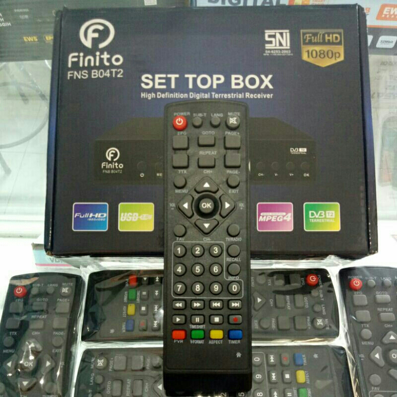 Remote stb MERK FINITO tanpa Setting