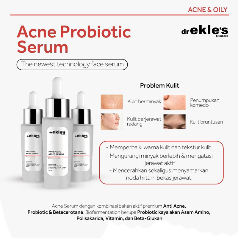Serum Acne dr ekles skincare
