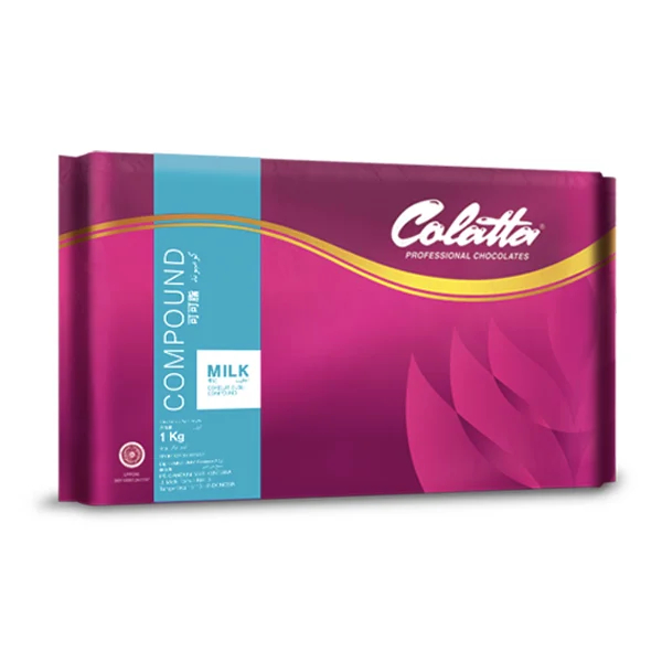 

COLATTA COKLAT MILK BLOK 1KG X 1, BISA DISERUT, DILUMERKAN U/ CAKE