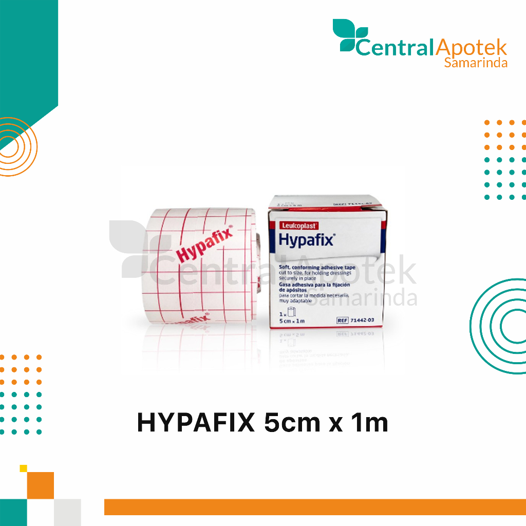 Hypafix 5 cm x 1 m / Box / Plester Untuk Mengencangkan Perban Luka