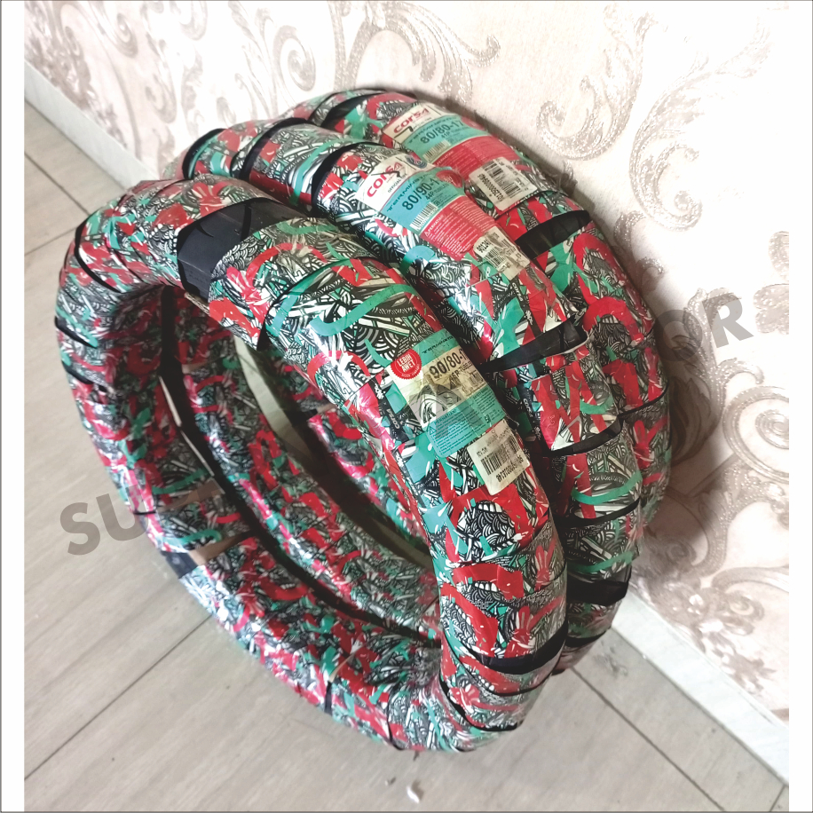 BAN LUAR CORSA 80/80-17 80/90-17 90/80-17 TYPE TERMINATOR BAN MOTOR RING 17 TUBELESS