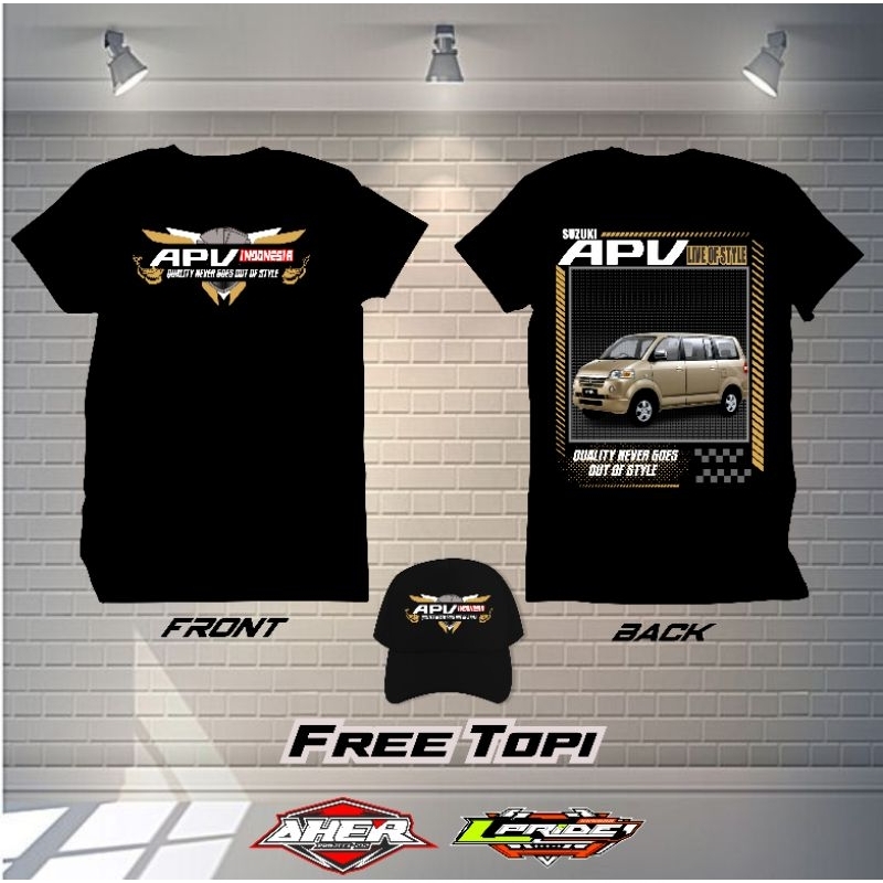 kaos sablon mobil APV terbaru keren sablon dtf