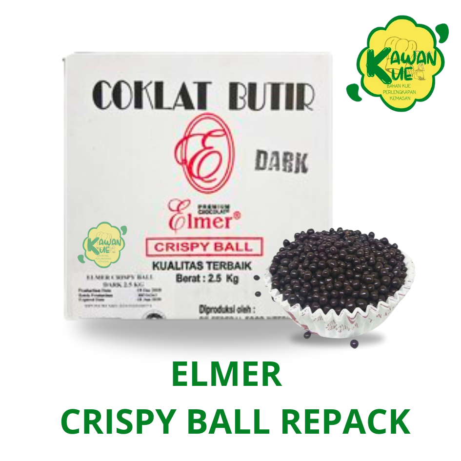 

ELMER CRISPY BALL REPACK 100 & 500 GR / ELMER CRISPY COKLAT STRAWBERRY ANGGUR CAPUCINO