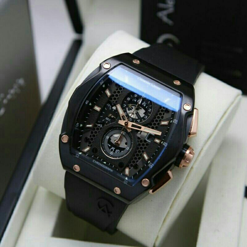 jam tangan alexandre christie pria 6608 ac6608 ac6608mc MC Sport Rubber