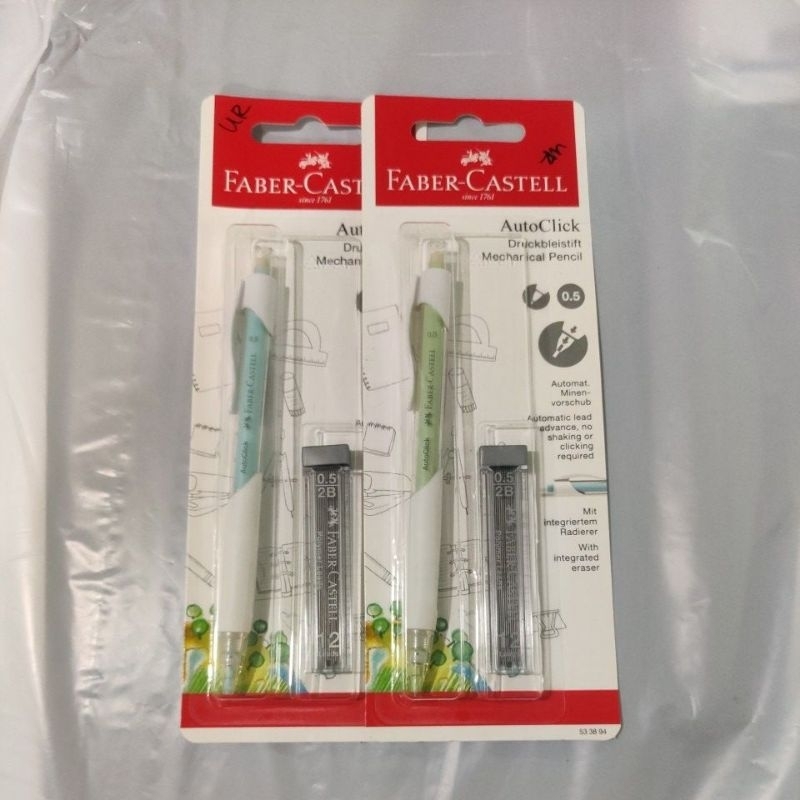 

Faber-Castell pensil mekanik 0.5 2B + refill