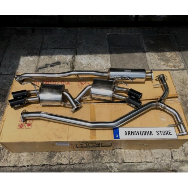 Knalpot HKS carbon Civic Turbo Sedan Hatchback Original Japan