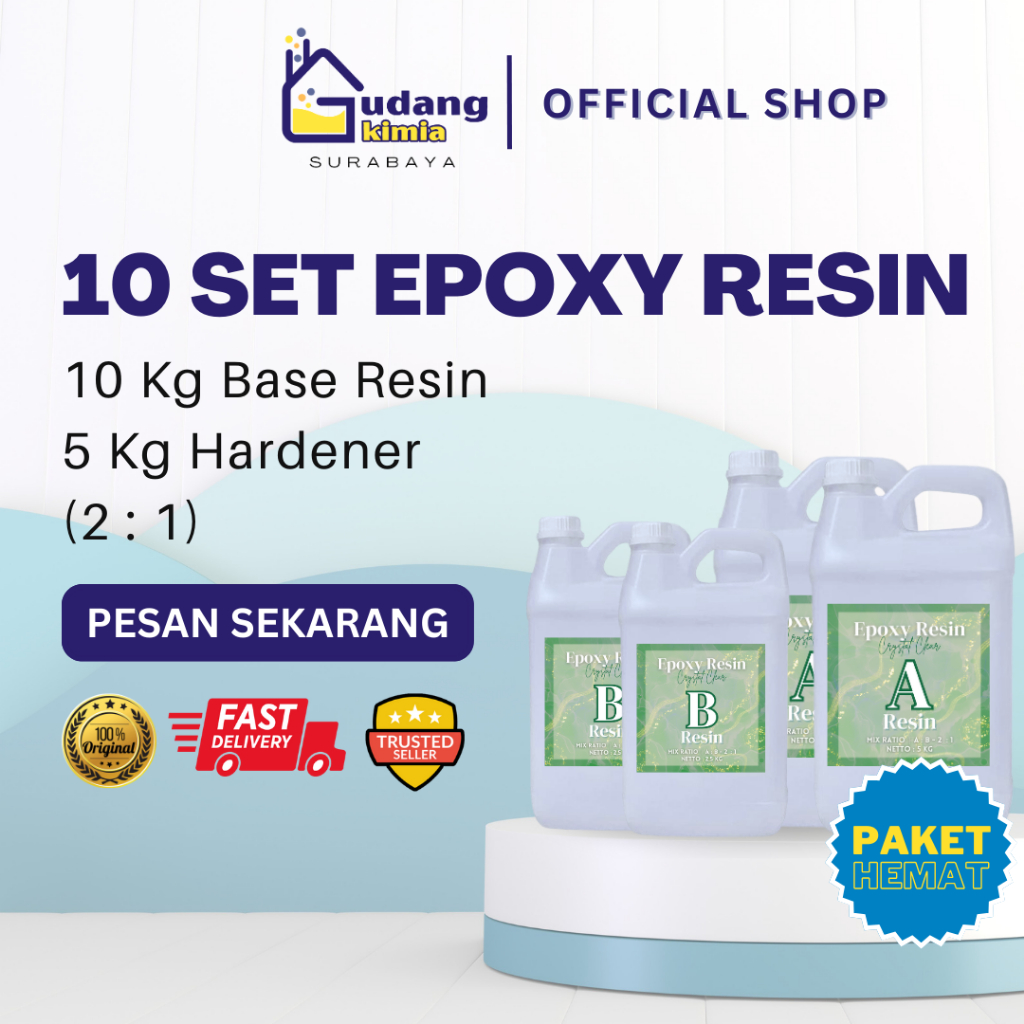 Epoxy Resin / Epoxy Resin Bening 10 SET
