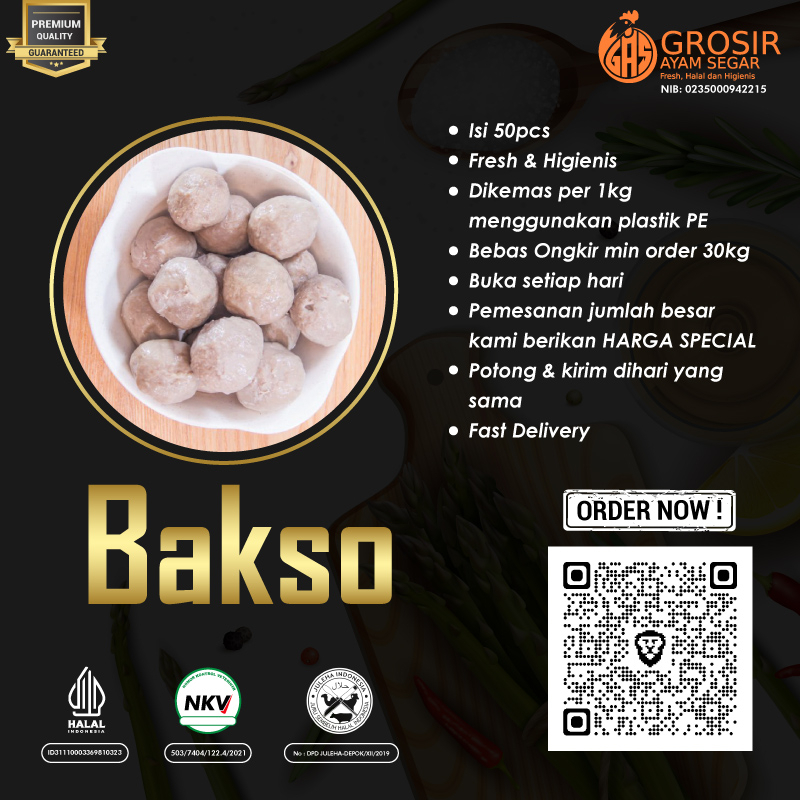 

Bakso Sapi Urat Premium ( warisan )