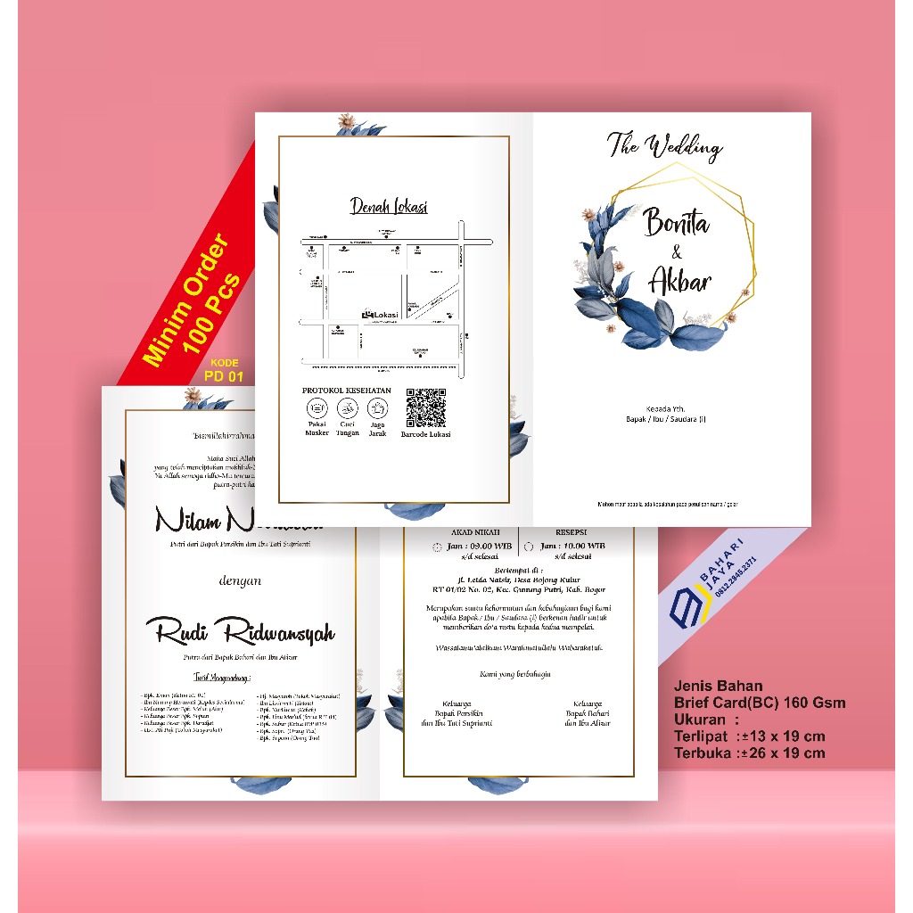 Undangan Pernikahan / ngunduh Mantu / khitanan