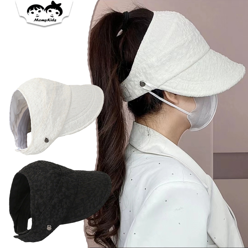 COD Topi Visor Lipat Wanita Style Korea Hat Casual Pelindung Sinar UV HAT19