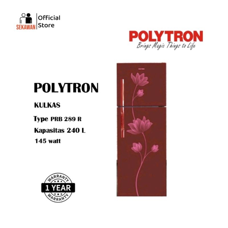 kulkas Polytron 2 pintu PRB 289