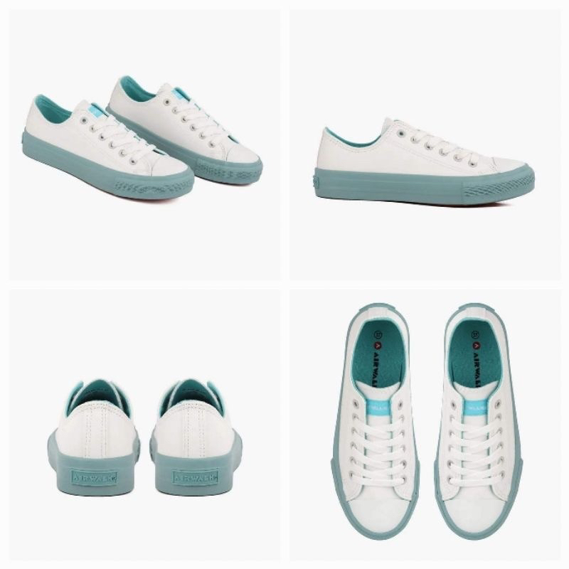 Original Sepatu Kets Wanita Airwalk Tiffin- Putih/hijau Kode Produk: AIWXF230516W28