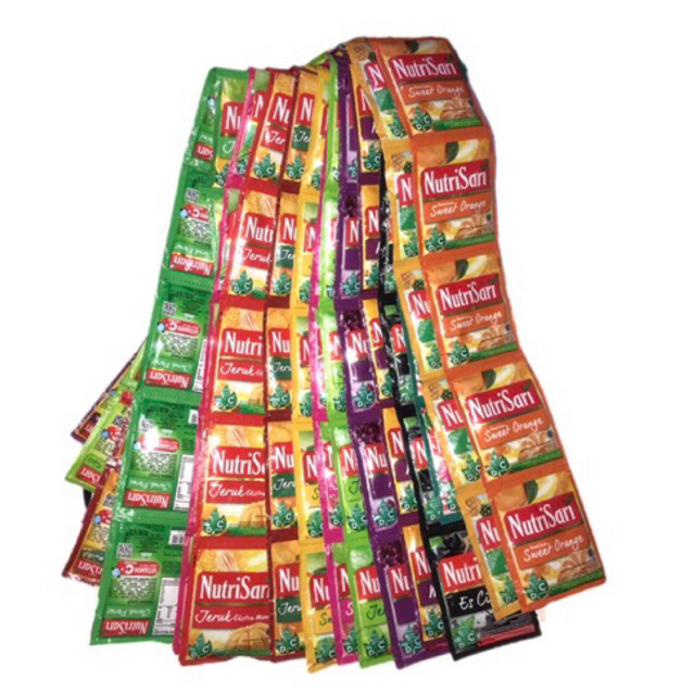 

NUTRI SARI SACHET ANEKA RASA, 1 RENCENG ISI 10 PCS