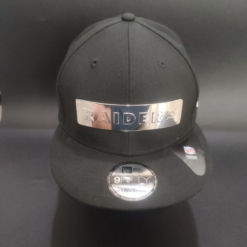Topi Caps New Era Raiders Black Logo Metal Inaugural Season Limited Edition