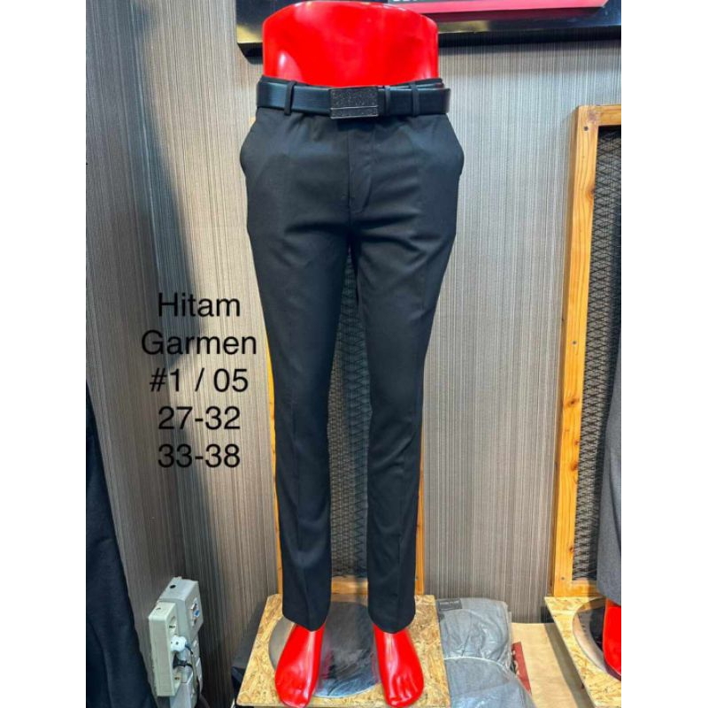 POIN PLUS SLIMFIT PREMIUM FORMAL KANTORAN CELANA DASAR SLIM FIT PRIA