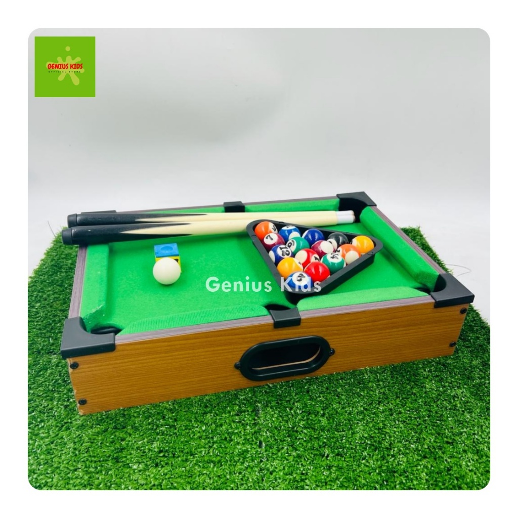 Mainan Billiar anak set - Meja Biliar Mainan - Billiard Set