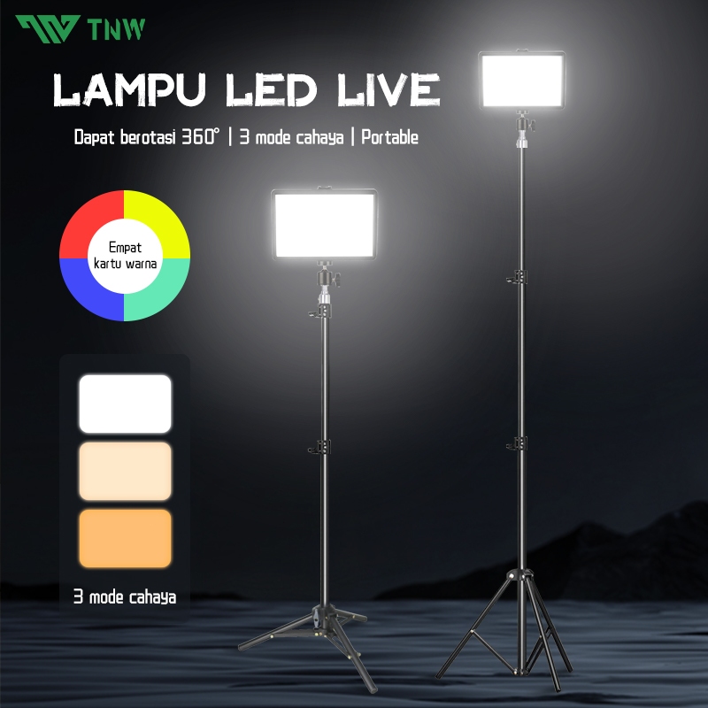 TNW Lampu Fotografi Lampu LED Video Light Ringlight Lampu Foto Produk Live Streaming Vlogging