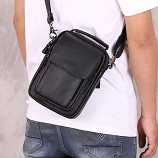 Tas Pria Selempang Kulit Asli Garut - Tas Pria Kulit Asli Original - Tas Kulit Selempang Pria