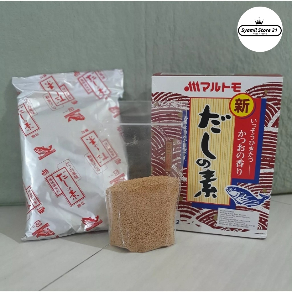 

Kaldu Ikan MARUTOMO Dashinomoto Hondashi 50 g │ Import Dashi Kaldu Ikan Katsuobushi Kuah Ramen