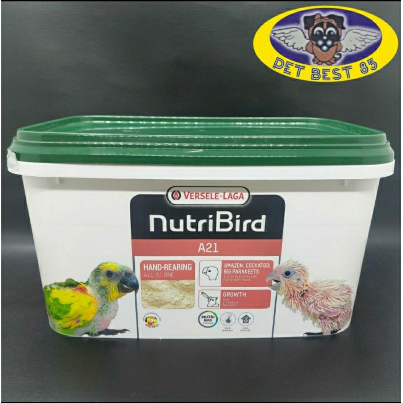 A21 3kg Nutribird Versele-laga Pakan Lolohan Semua Jenis Burung Makanan Burung Lolohan Nutribird A21