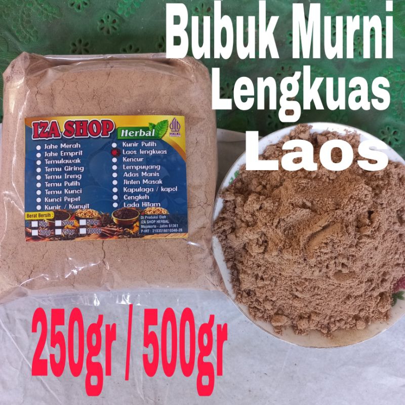 

Bubuk Murni Lengkuas/Laos 500gr